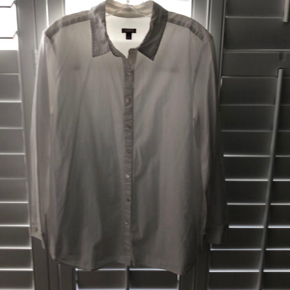 J. Jill all cotton white blouse
